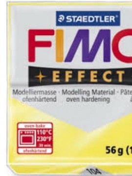 FIMO Effect 56g (8020-104) amarelo Translucido