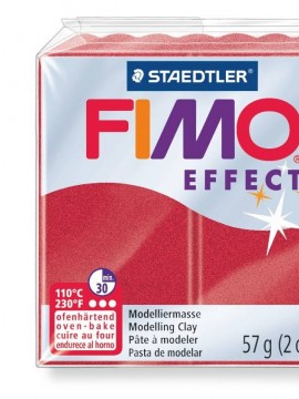 FIMO Effect 56g (8020-28) Rubí metalico 