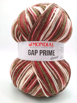 GAP Prime Stampe 873 - Matizado Bordeaux/Tropa/Creme