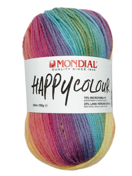 Novelo da cor 493 do Happy Colours da Mondial 