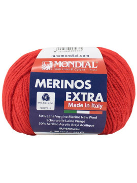 Merinos Extra 090 - Mondial (Vermelho vivo)