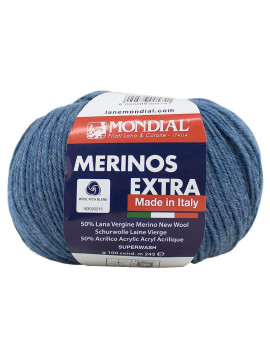 Merinos Extra 453 - Mondial (Azul Ganga)