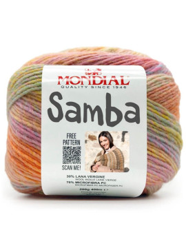 Novelo em bola de 200gr da gama Samba - Cor 646